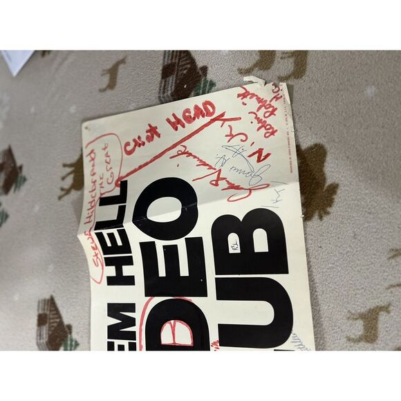 VTG Rodeo Memorabilia 1982 Winston Rodeo Series Give'em Hell Rodeo Club SIGNED - Picture 16 of 16